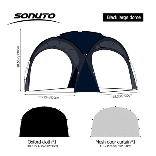 Sonuto Dome Canopy Tent – Extra Large Outdoor Shelter for Camping image 18