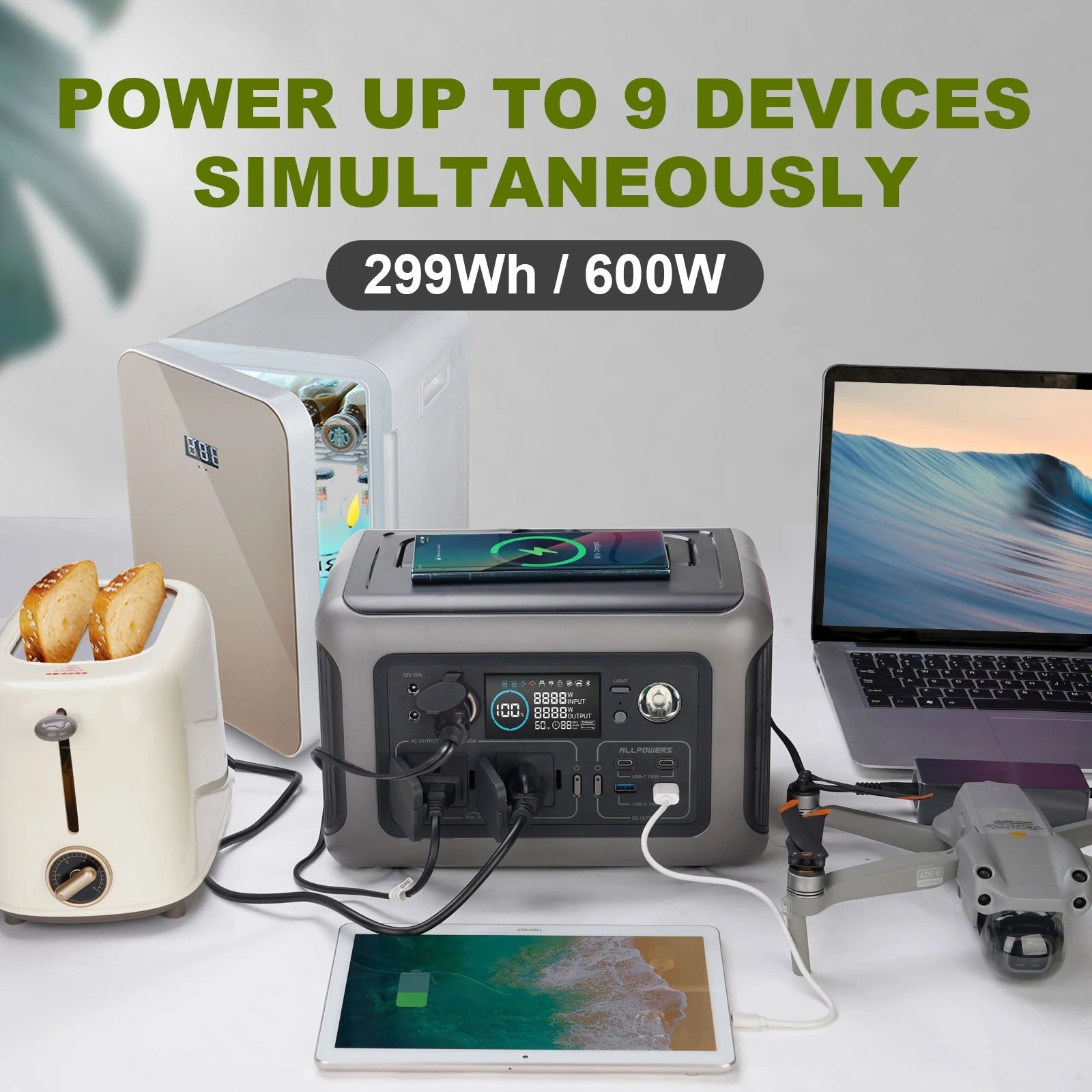 ALLPOWERS R600 Portable Powerstation – Reliable Power for All Your Adventures image 2