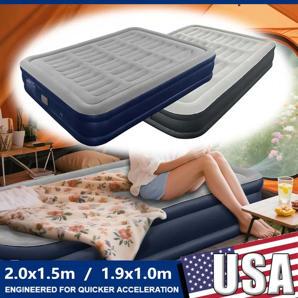 Comfortable 1-2 Person PVC Automatic Inflatable Mattress image 0