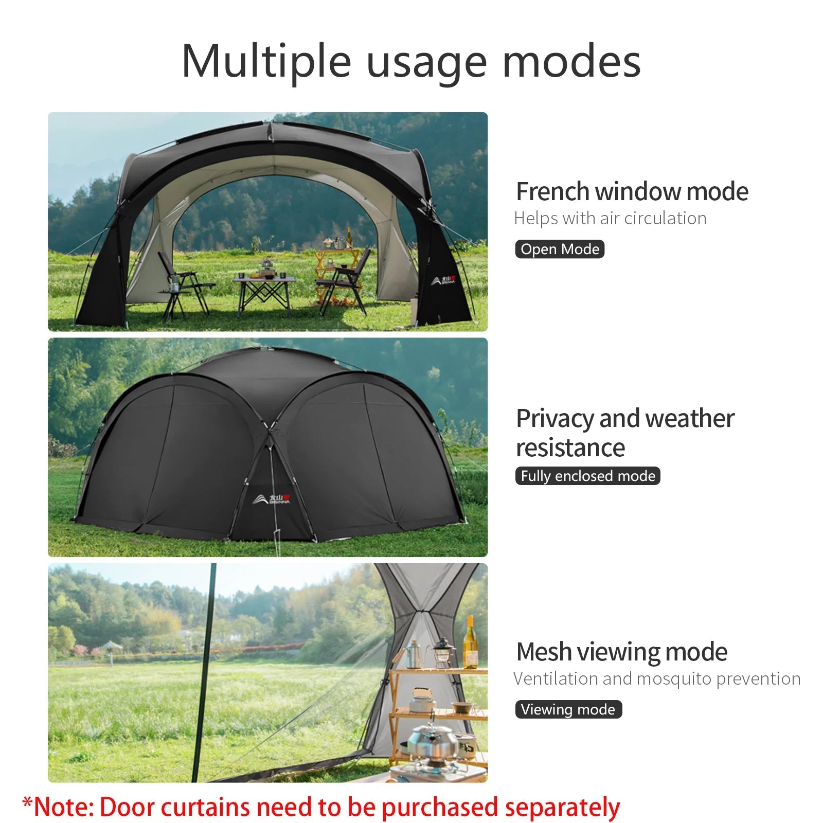 BISINNA Outdoor Camping Dome Tent – Luxury Canopy for Family Picnics image 4