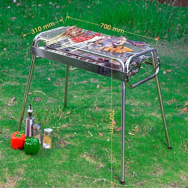 Folding Portable Charcoal Grill – Perfect for Outdoor Cooking Adventures image 2