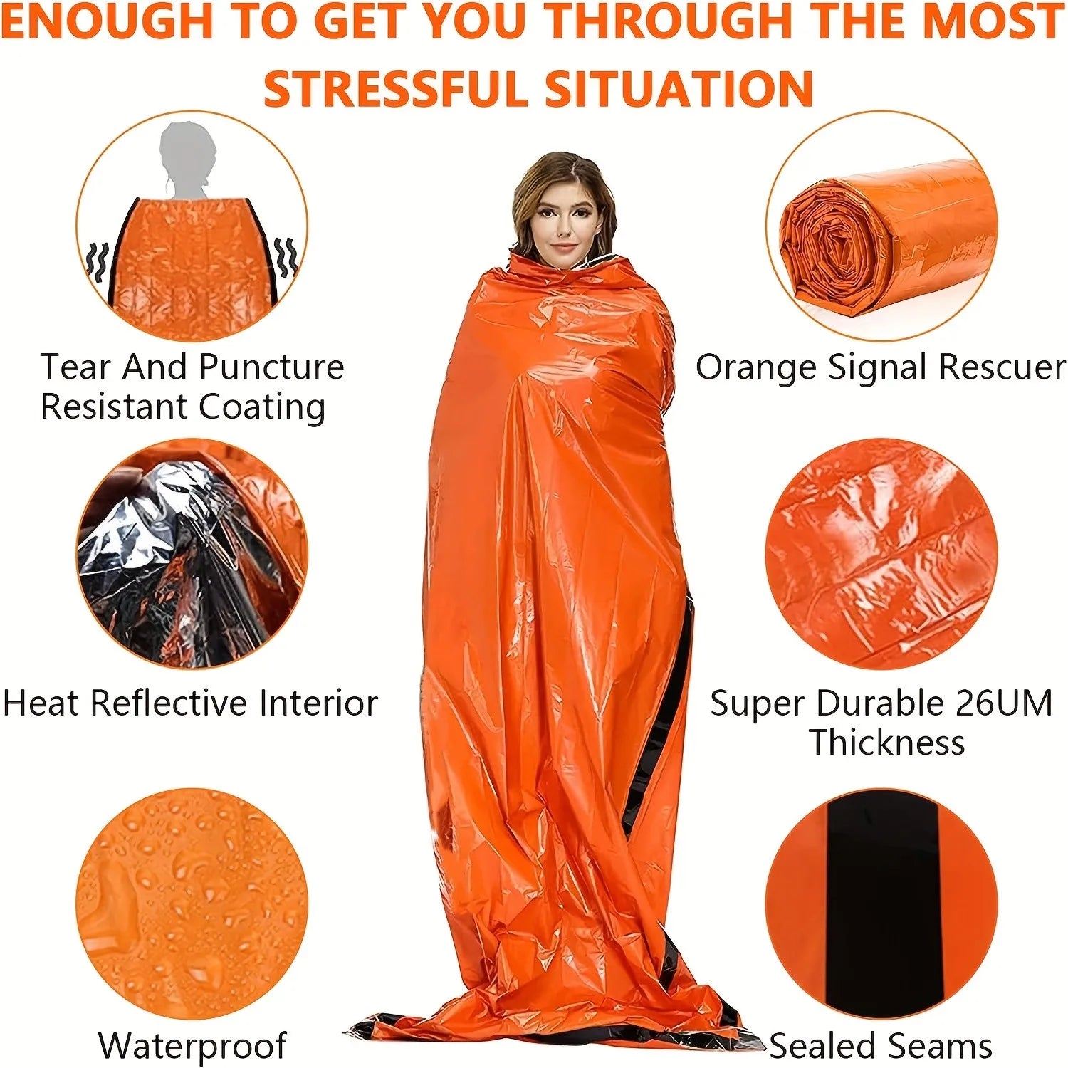 Emergency Sleeping Bag – Compact and Reliable Survival Gear image 4