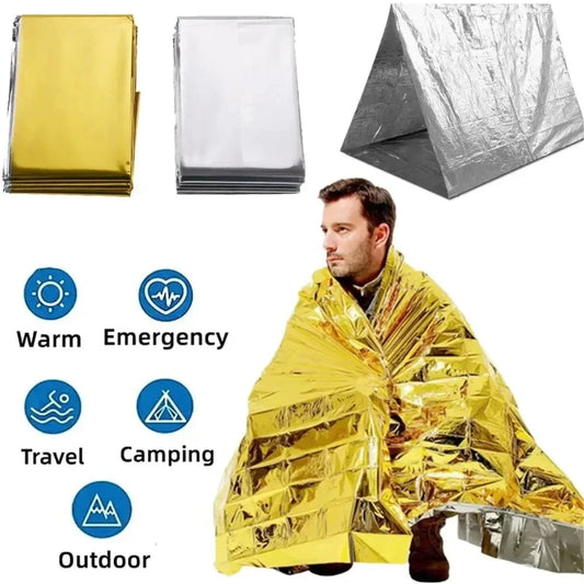 Outdoor Survival Emergency Blanket – Essential Gear for Adventure and Safety image 1