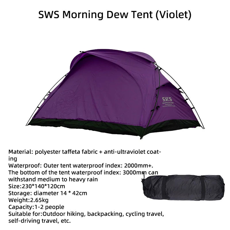 WELLHIKE Outdoor Portable Tent – Perfect for Single and Double Camping Adventures image 8