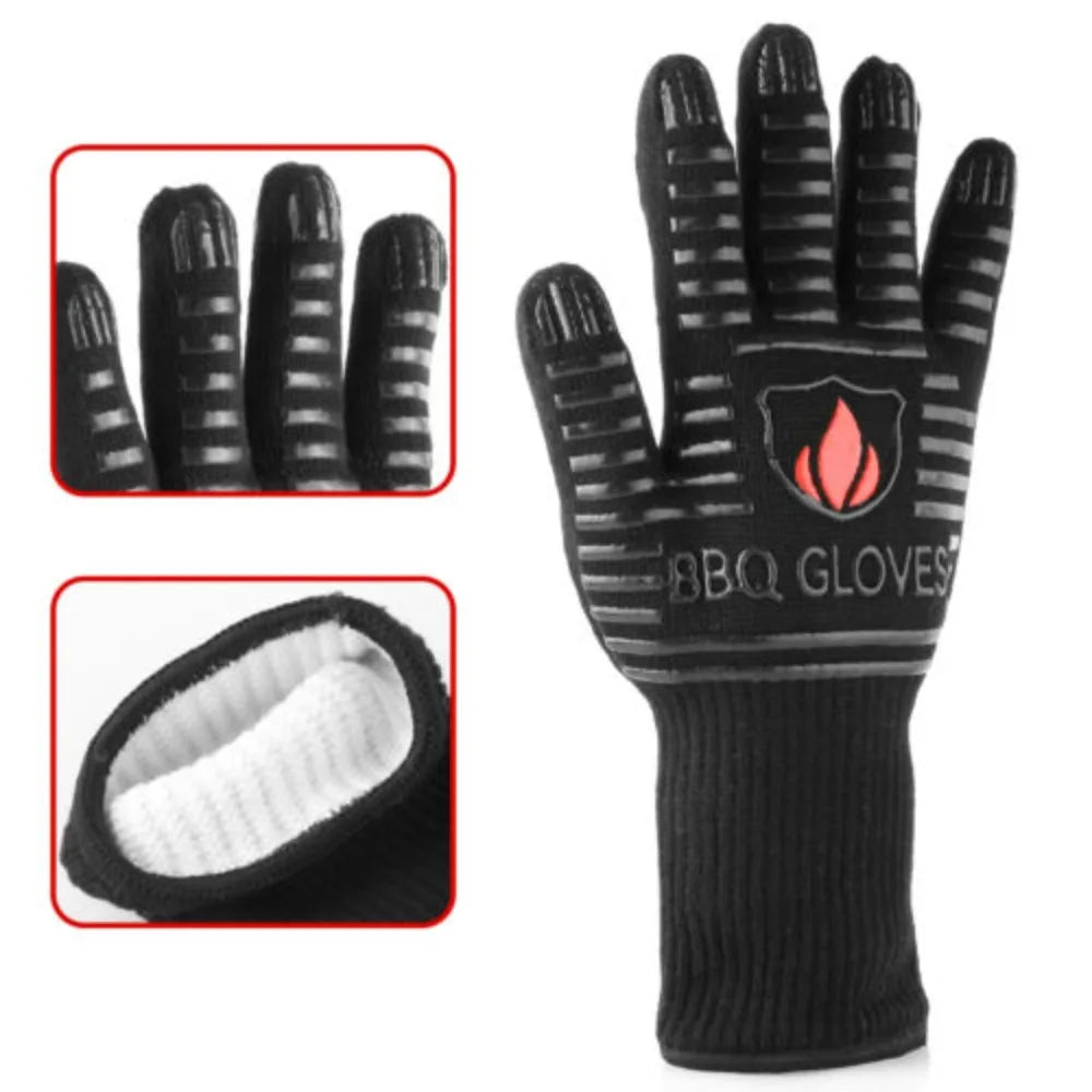 Heat-Resistant Gloves for Safe Fireplace and Stove Handling image 2