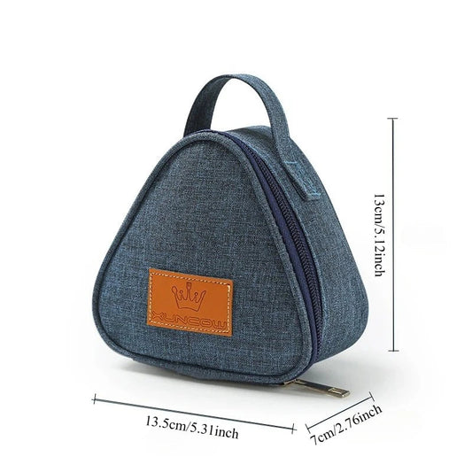 Portable Triangle Insulation Bag – Perfect for Rice, Sandwiches, and More image 3