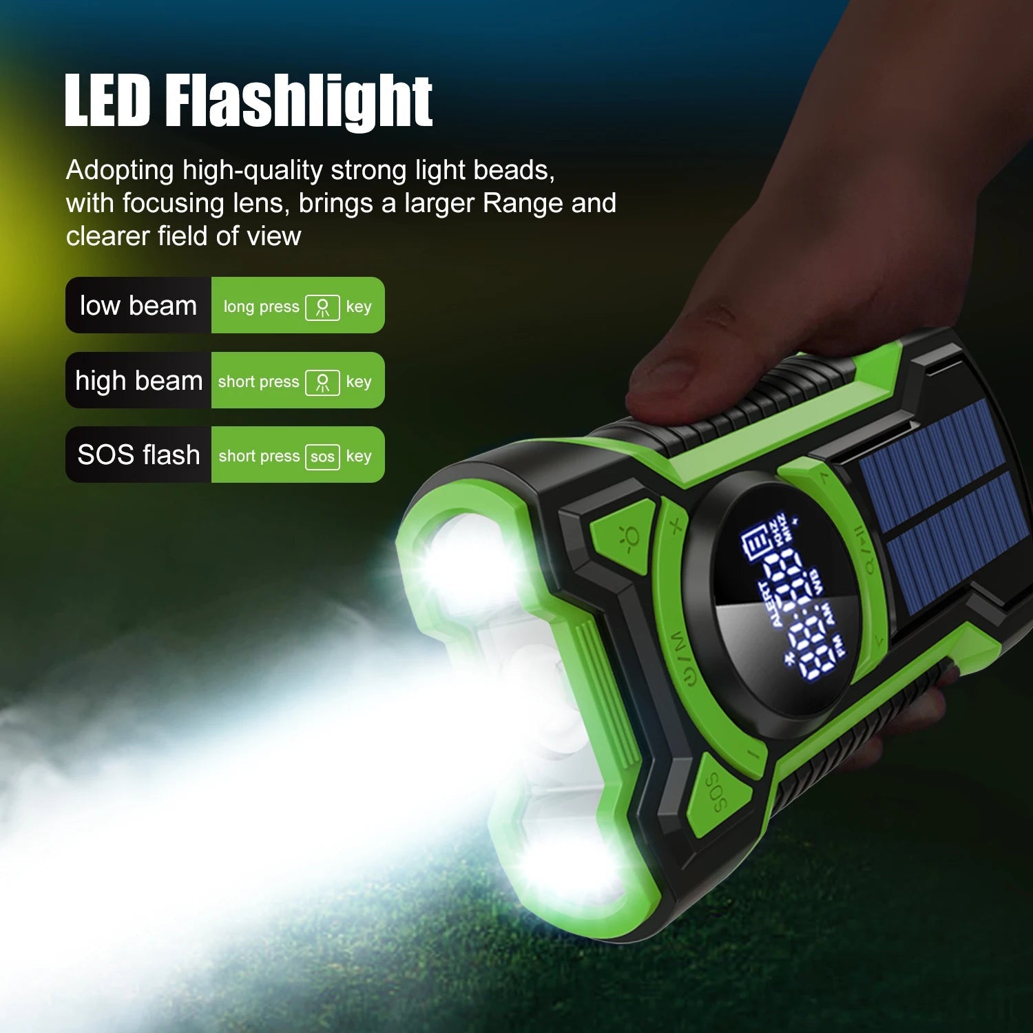 Stay Prepared Anywhere with the Emergency Radio Hand Crank Solar 5000mAh image 4