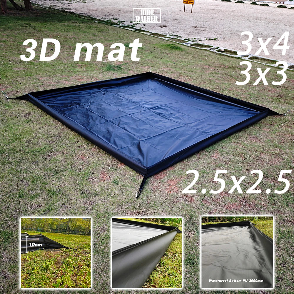 Versatile 3x3 Outdoor Mat – Perfect for Camping &amp; Picnics image 0