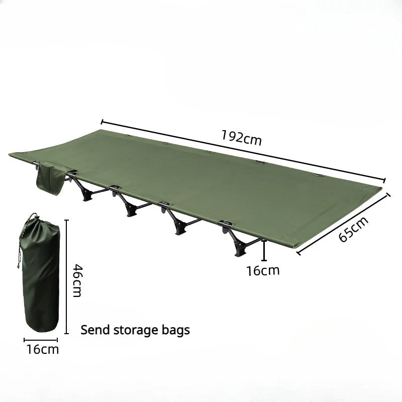 Outdoor Super Light Camping Bed – Portable and Durable for Any Adventure - Green image