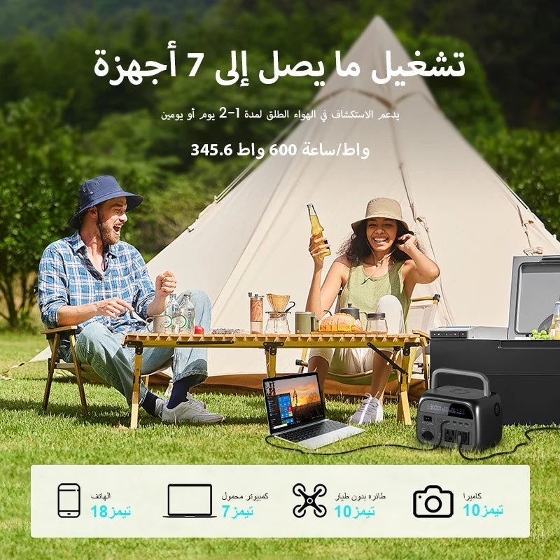 Portable Power Station: 300W, 1000W, 2000W Lifepo4 Battery for Camping &amp; More image 5