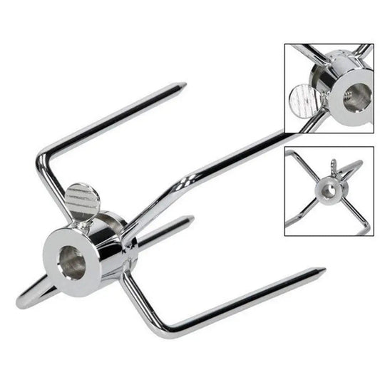 Rotating Fix Fork Barbecue Skewer – Essential BBQ Tool for Grill Masters image 0