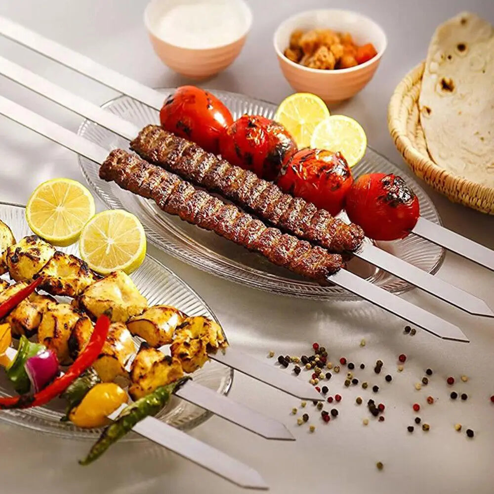 Durable and Stylish BBQ Skewers for Outdoor Grilling Enthusiasts image 3