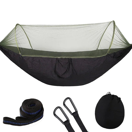 2023 Camping Hammock with Mosquito Net – Lightweight &amp; Portable image 17