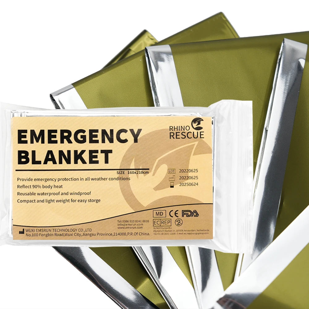 Rhino Rescue Emergency Survival Blanket – Stay Warm and Protected Outdoors image 1