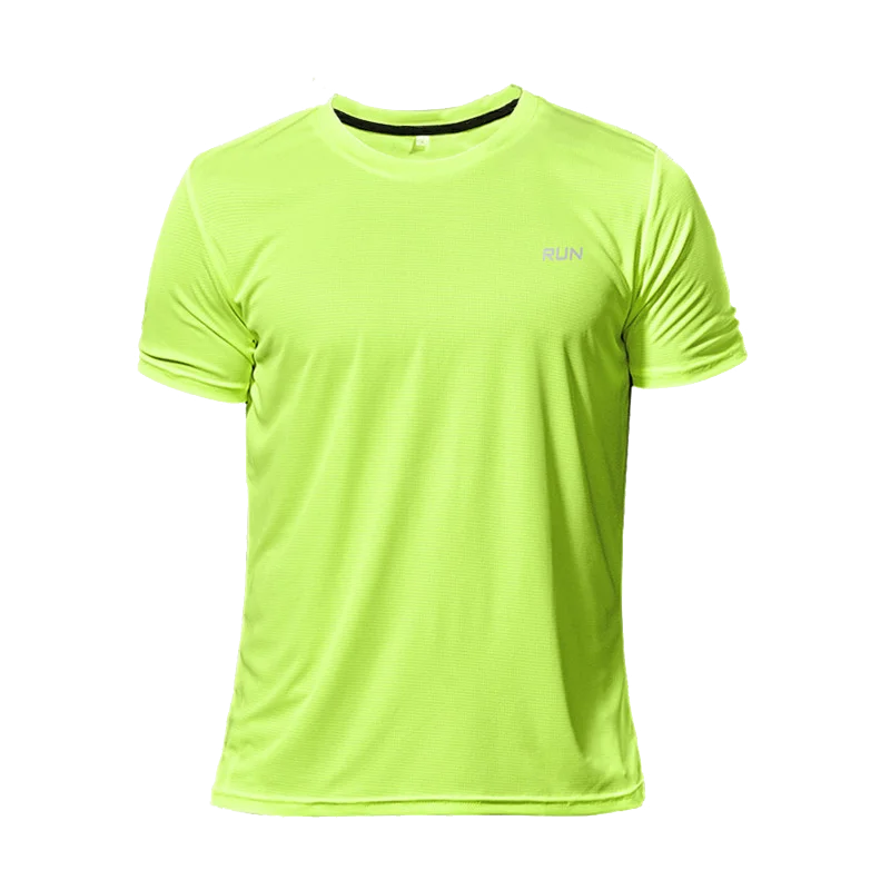 High Quality Polyester Men's Quick Dry Running T-Shirt – Perfect for Fitness and Training - Green, 4XL (85-94 KG) image
