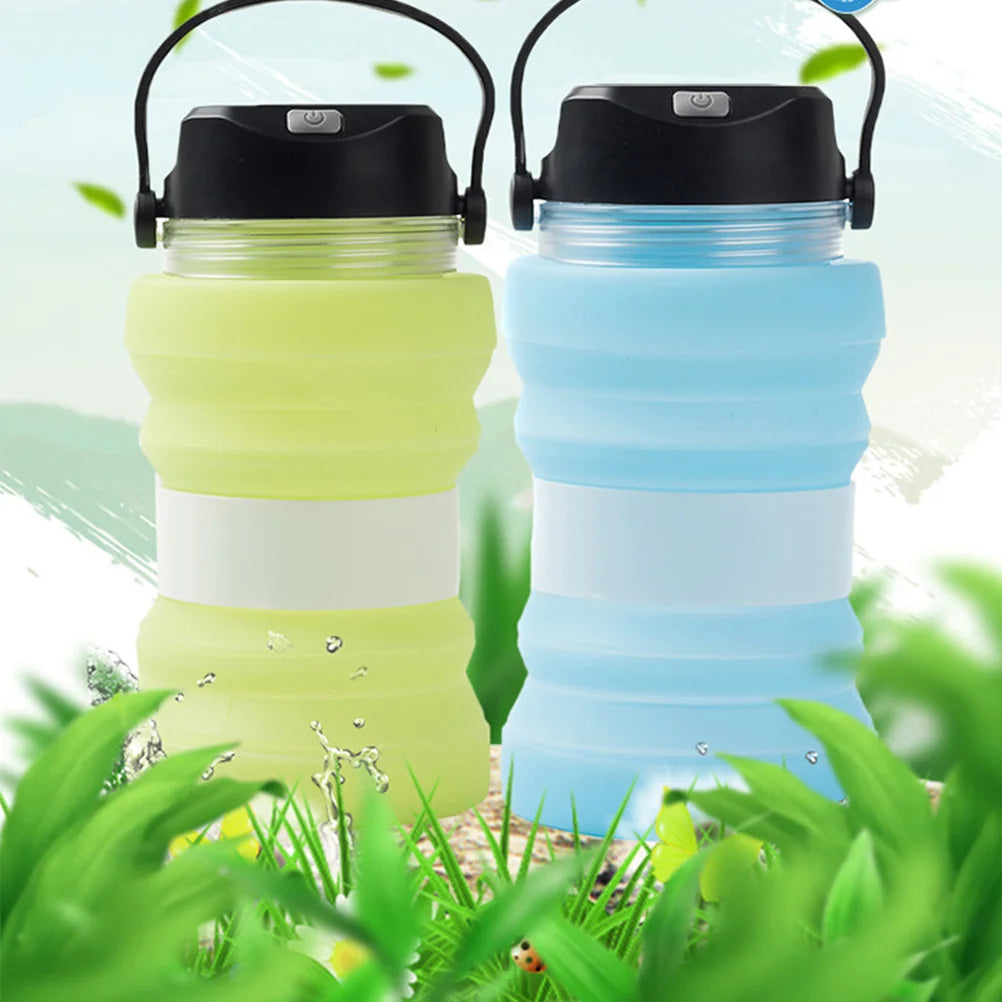 Portable Solar Charging Kettle &amp; Collapsible Water Bottle Set – Outdoor Essentials image 3