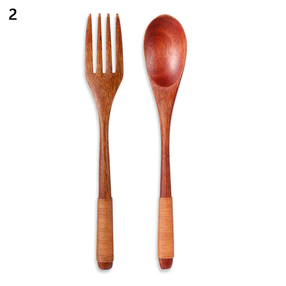 Eco-Friendly Bamboo Cutlery Set – Sustainable Dining Essentials - 02 image
