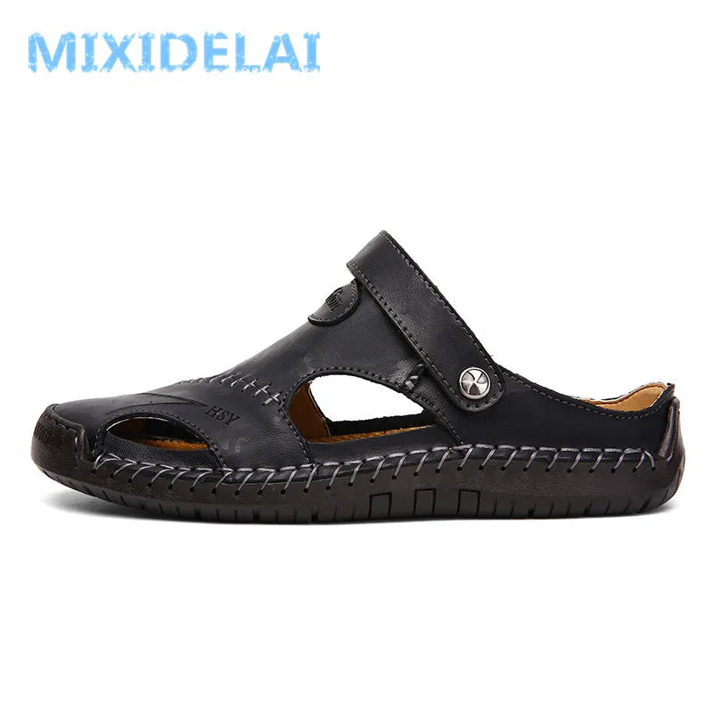 Summer Sandals for Men – Classic Roman Leather Sandals 2024 image 2