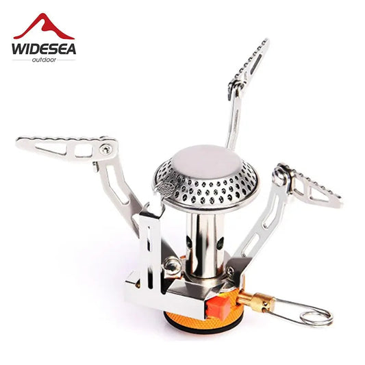 Widesea Camping One-piece Gas Stove Heater – Compact &amp; Efficient Outdoor Cooking image 1