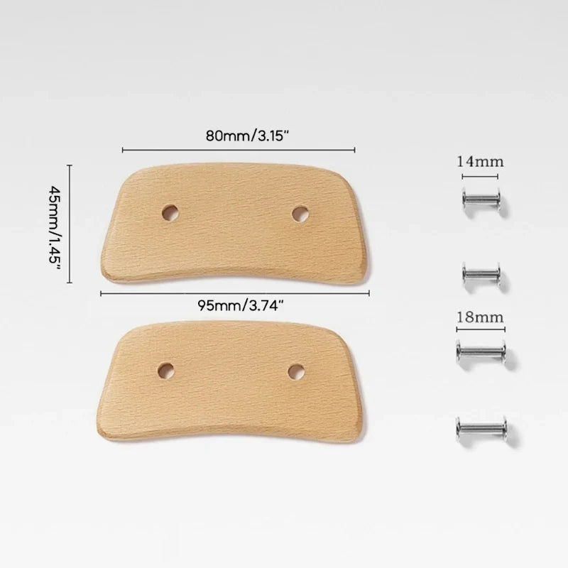 Wooden BBQ Pan Handle – Heat Resistant Insulated Grip Replacement image 4