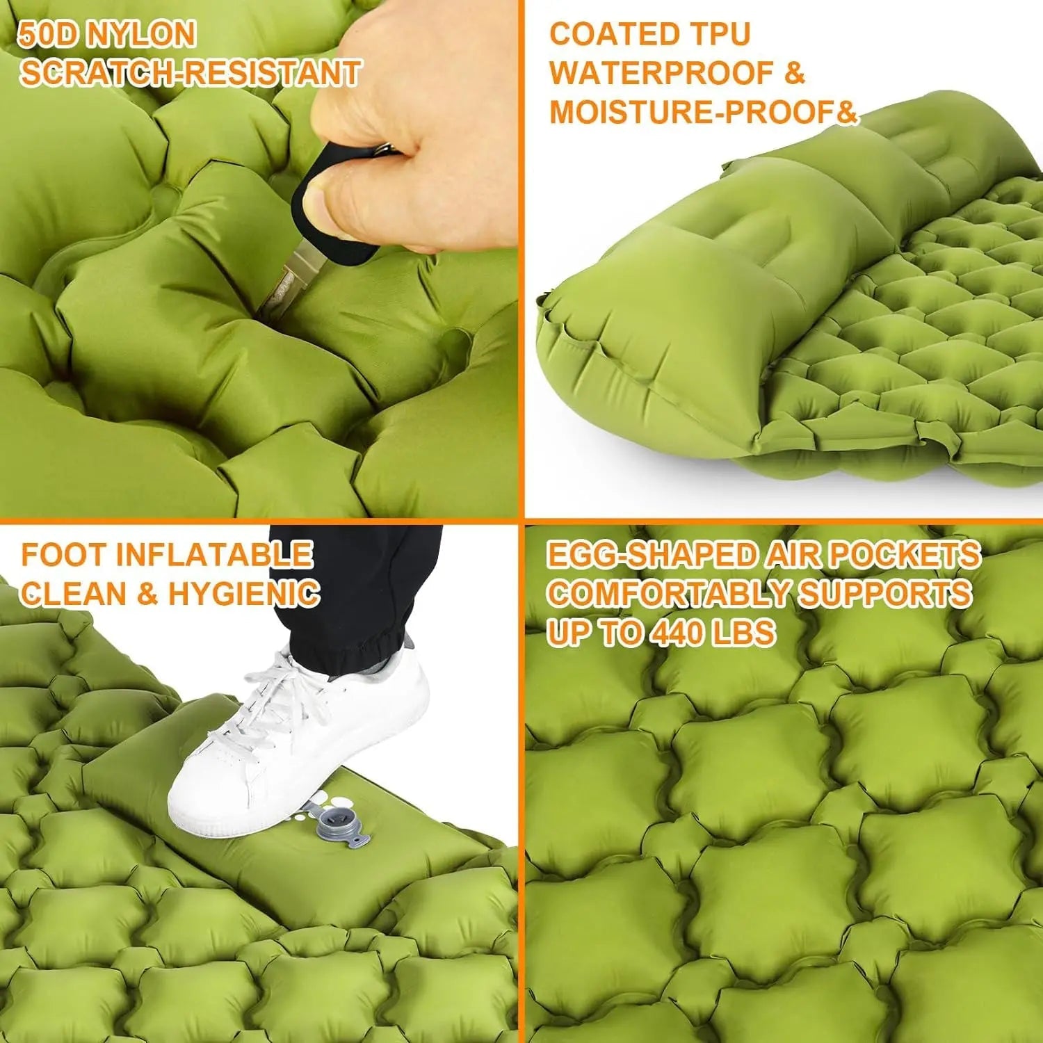 Camping Air Matt Double Sleeping Pad – Comfortable Outdoor Sleeping Solution image 4