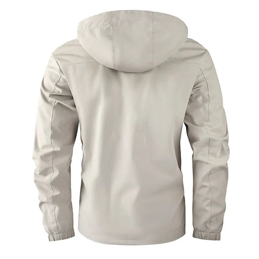 Fashion Men's Casual Windbreaker Jackets – Hooded &amp; Waterproof Winter Coat image 1