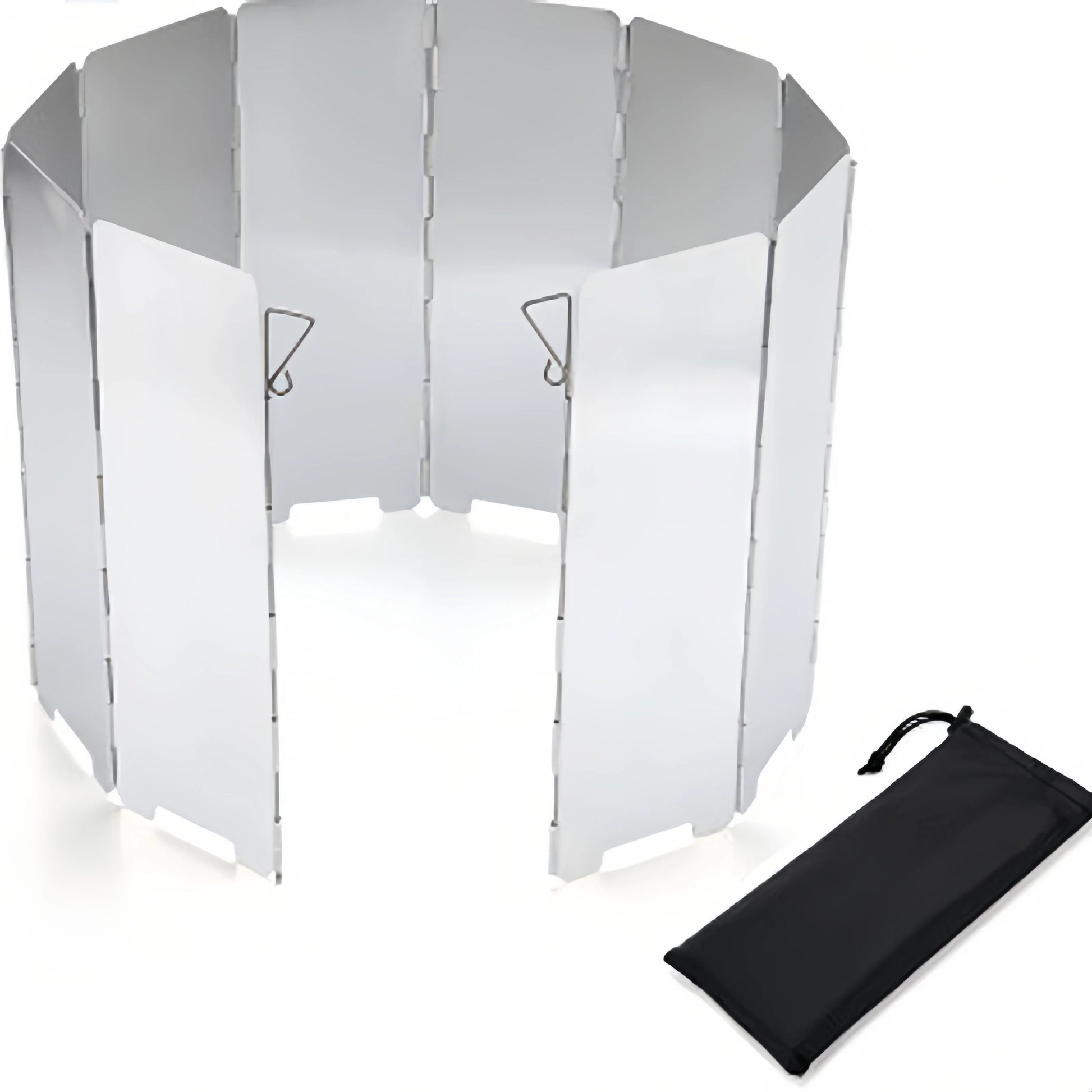 Ultimate Wind Shield for Outdoor Gas Stoves – 8/9/10 Plates Windproof Screen image 0