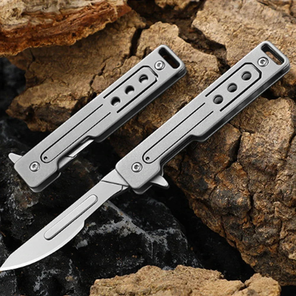 Stainless Steel Double Pipe Emergency Survival Whistle – Portable Keychain Tool image 4