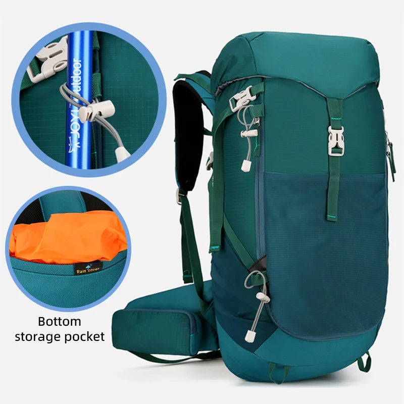 Versatile 40L Waterproof Camping Backpack for Outdoor Adventures image 2