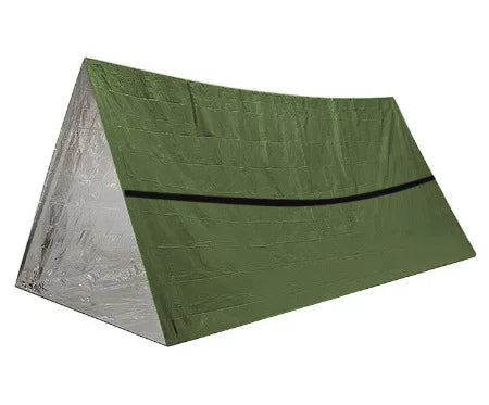 Outdoor Emergency Tent &amp; Survival Blanket – Essential Gear for Adventurers - green image