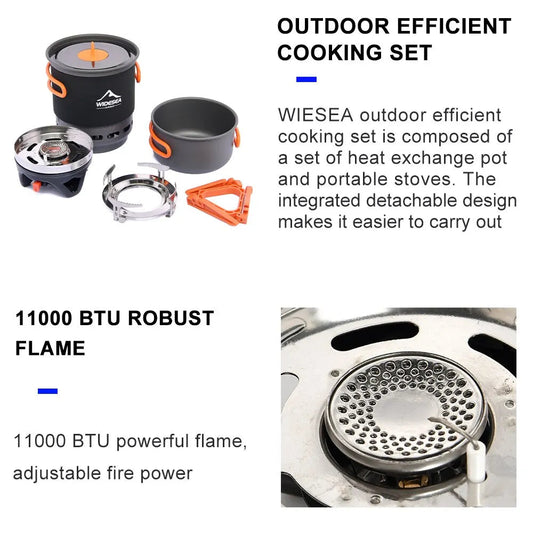 Versatile Camping Cookware Set for Outdoor Enthusiasts image 1