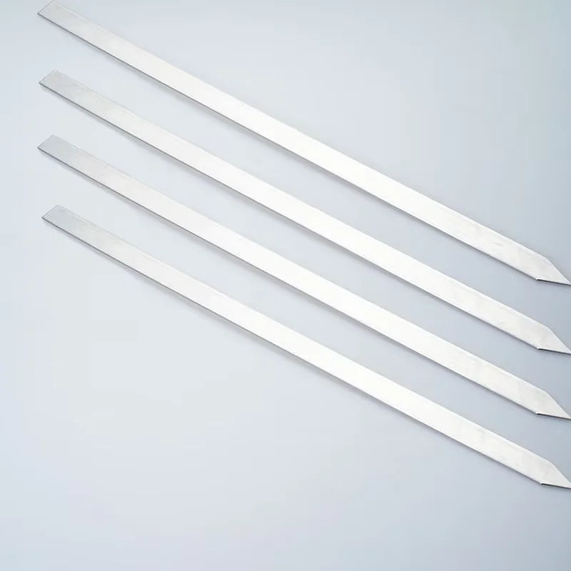 Premium 50cm Stainless Steel BBQ Skewers for Global Grilling Enthusiasts - 4pc image