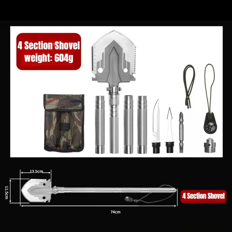 Outdoor Multifunctional Folding Shovel – Essential Survival Gear image 10