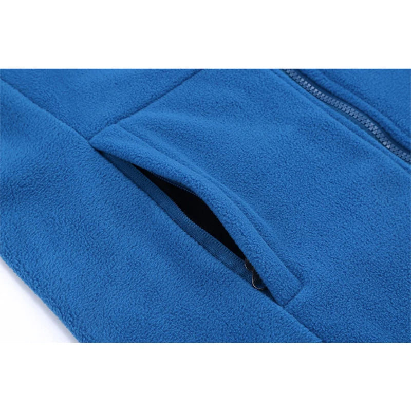 Soft Polar Fleece Jacket – Lightweight Full Zip Coat for Outdoor Recreation image 2