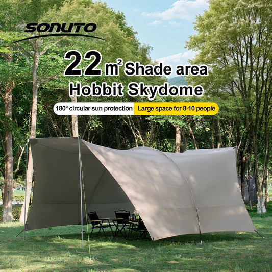 8-10 Person Camping Sun Shade Canopy – Ultimate Outdoor Shelter image 0