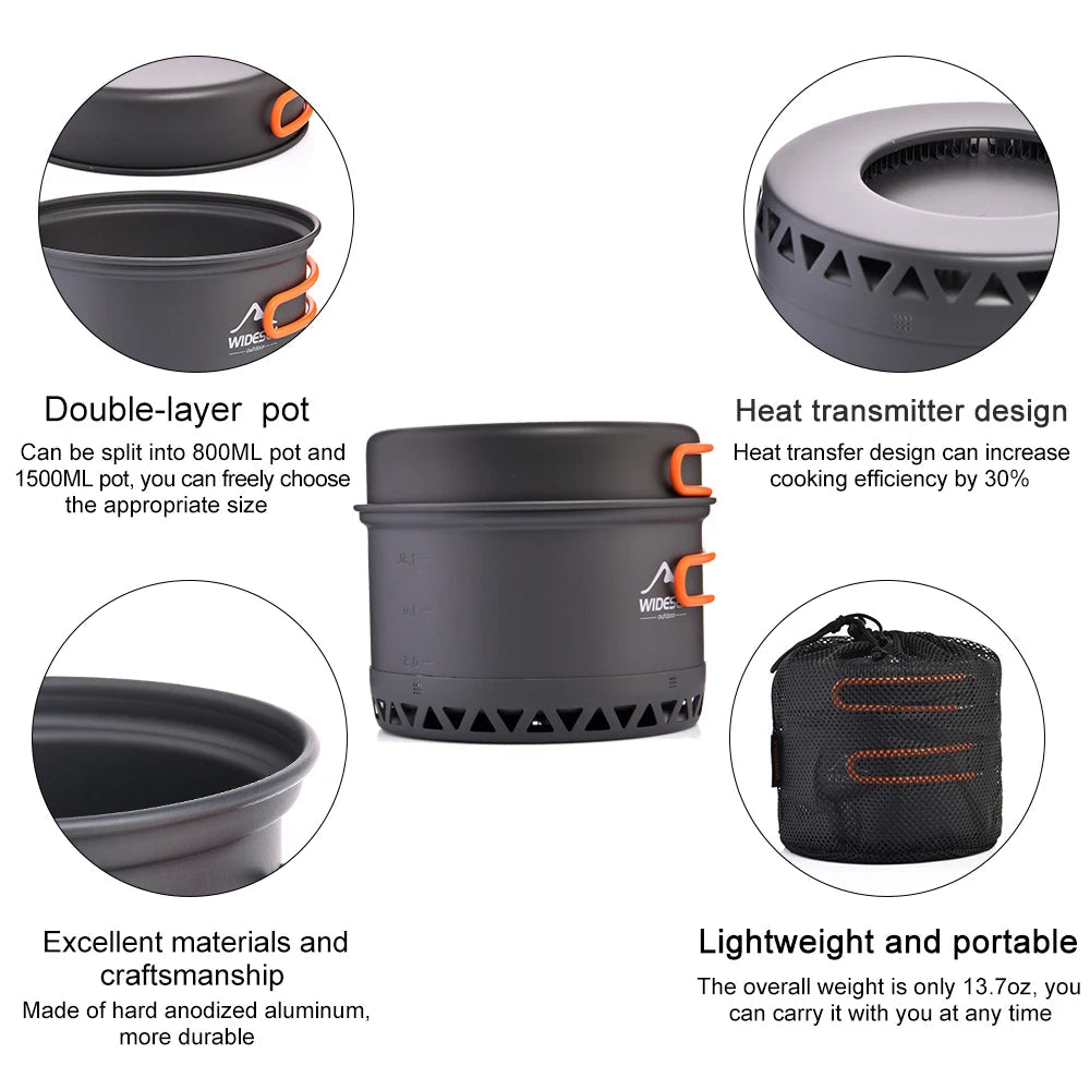 Widesea Camping Cookware Set – Essential Outdoor Cooking Gear image 4